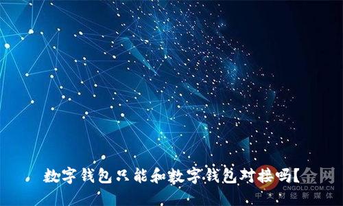 数字钱包只能和数字钱包对接吗？