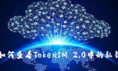 如何查看TokenIM 2.0中的私钥