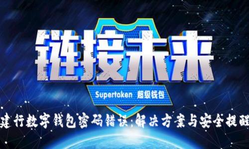 建行数字钱包密码错误：解决方案与安全提醒