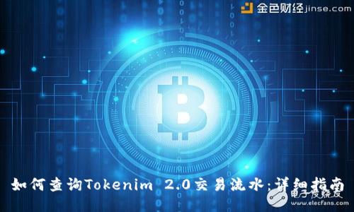 如何查询Tokenim 2.0交易流水：详细指南