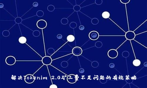 解决Tokenim 2.0矿工费不足问题的有效策略
